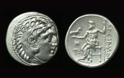 Macedon, King Philip III, Silver Drachm, Zeus Reverse